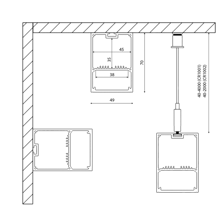 Алюминиевый профиль DesignLed LS.4970-R 010370