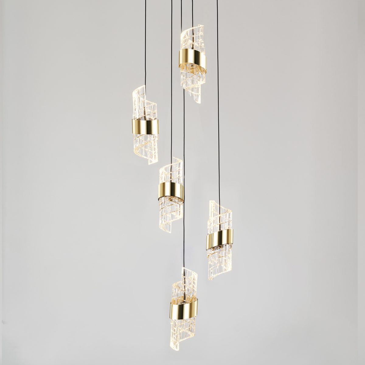 Каскадная люстра DeLight Collection MD23001022-5A gold Каскадная люстра DeLight Collection MD23001022-5A gold