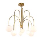 Люстра на штанге Delight Collection KG1213P-8 brass