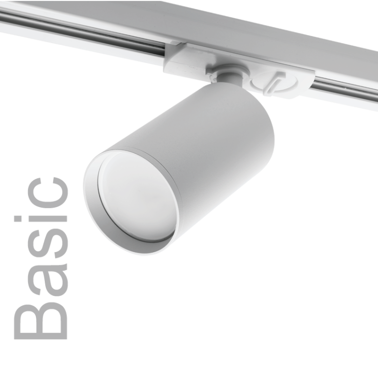 Трековый однофазный светильник Wolta Basic WTL-GU10/02W