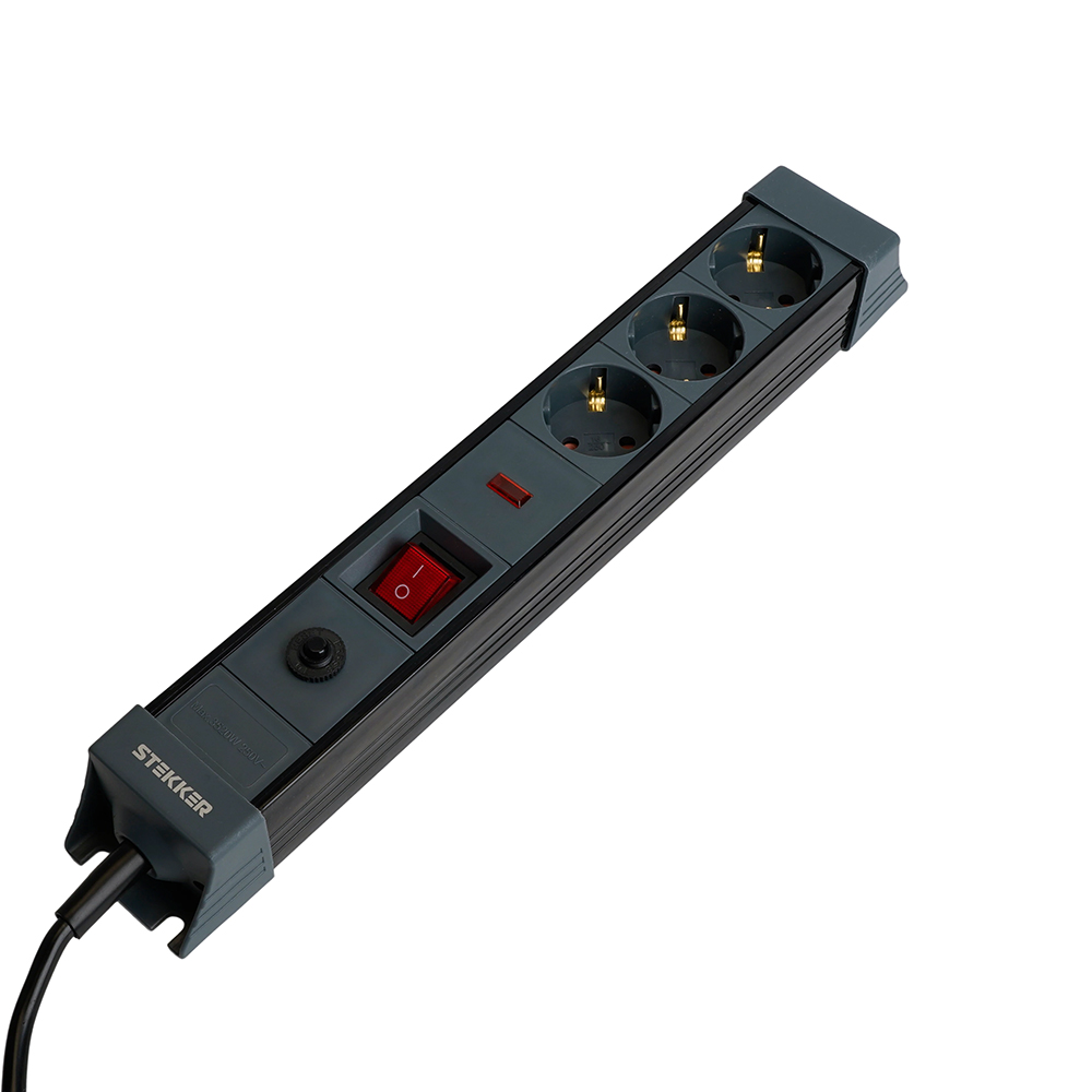 Сетевой фильтр 3-местный с/з Stekker Techno HM22-31-05 50155 Сетевой фильтр 3-местный с/з Stekker Techno HM22-31-05 50155