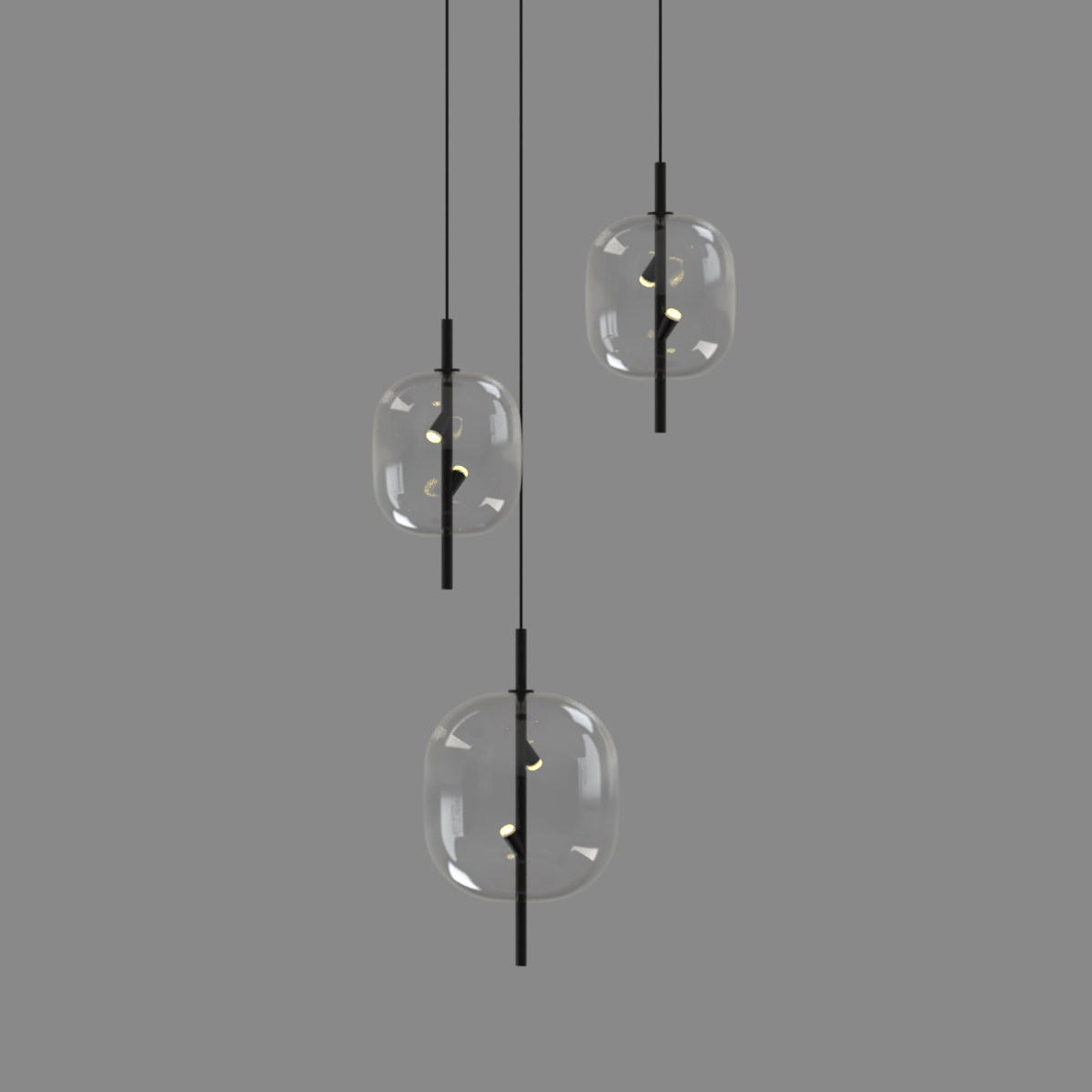 Подвесной светильник Delight Collection 10018P/1 black/clear Подвесной светильник Delight Collection 10018P/1 black/clear