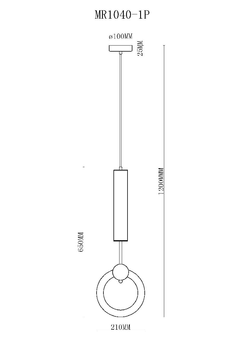 Подвесной светильник MyFar Covey MR1040-1P Подвесной светильник MyFar Covey MR1040-1P