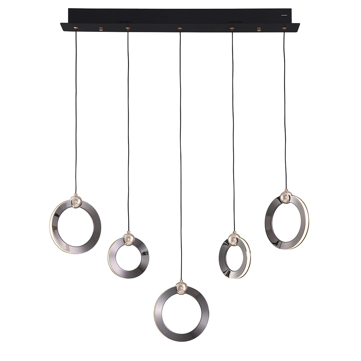 Подвесной светильник Delight Collection P0675 P0675-5B pearl black Подвесной светильник Delight Collection P0675 P0675-5B pearl black