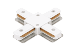 X-коннектор для однофазного трека DesignLed CN2-WH-X 003726