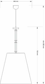 Подвесной светильник Kutek Sparone SPA-ZWD-1(N/A)