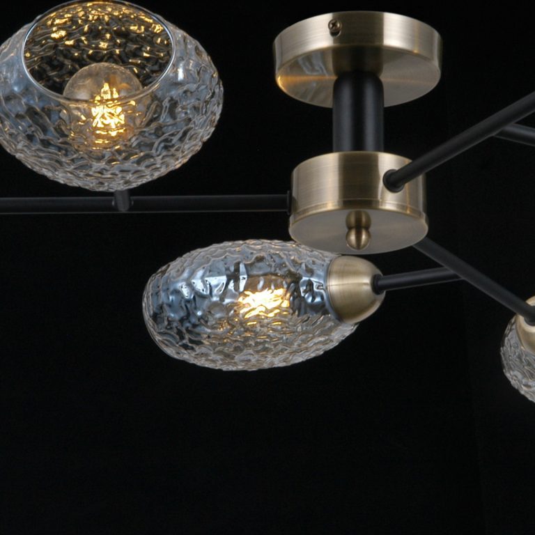 Люстра на штанге Illumico IL0285-6CSQ-79 BK AB
