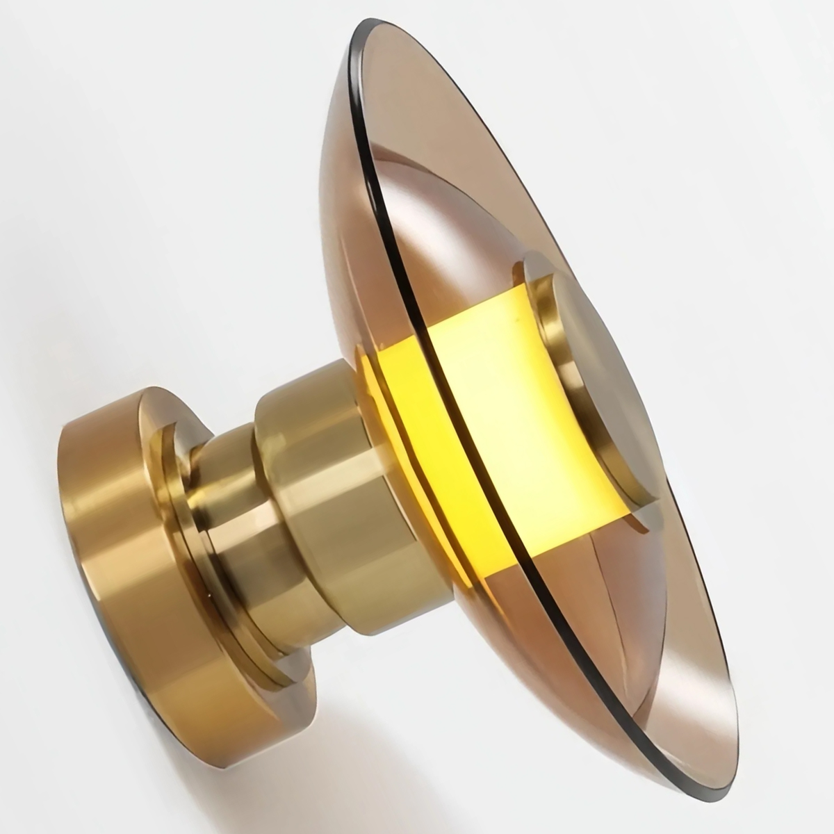 Настенно-потолочный светильник Delight Collection 8665W/S gold/amber Настенно-потолочный светильник Delight Collection 8665W/S gold/amber
