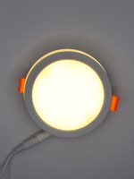 Встраиваемый светильник Elvan VLS-109R-18W-WW-Wh