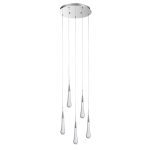 Подвесной светильник Delight Collection Pour MD2060-5A satin nickel