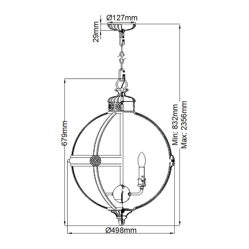 Подвесной светильник Feiss Adams FE-ADAMS-4P-BRZ Подвесной светильник Feiss Adams FE-ADAMS-4P-BRZ