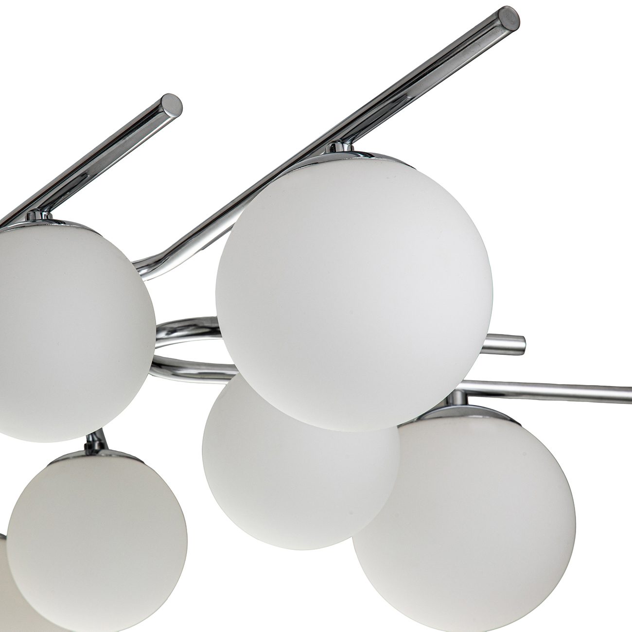 Люстра на штанге Escada Sphere 642/10P Silver Люстра на штанге Escada Sphere 642/10P Silver