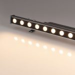 Линейный прожектор Arlight AR-LINE-500-12W Warm3000 (GR, 15 deg, 230V) 042176