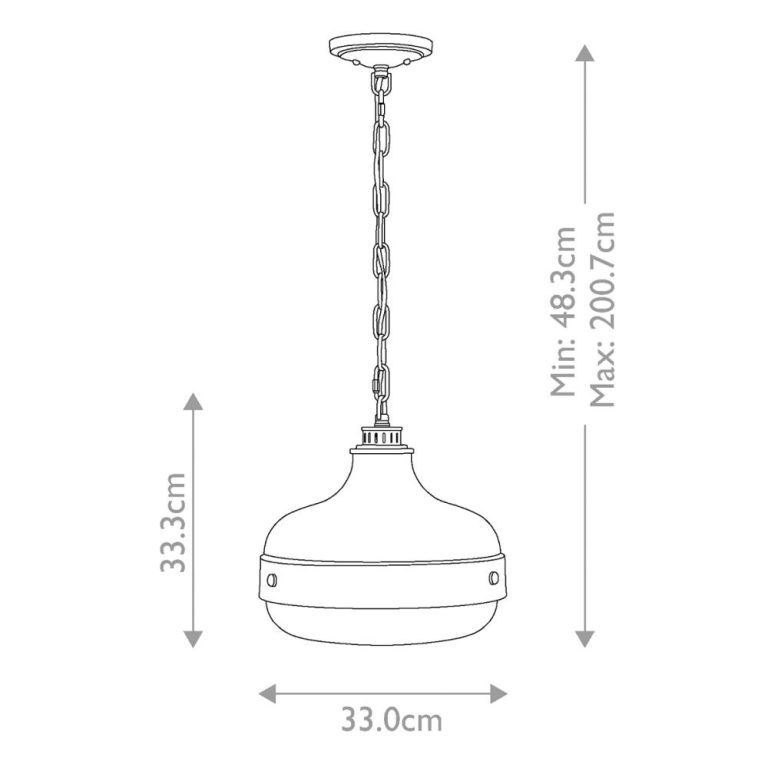 Подвесной светильник Feiss Cadence FE-CADENCE-2P-MB