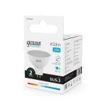 Лампа cветодиодная Gauss GU5.3 5.5W 4100K матовая 13526