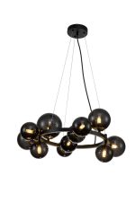 Подвесная люстра Indigo Molecola 11018/11P Black V000195