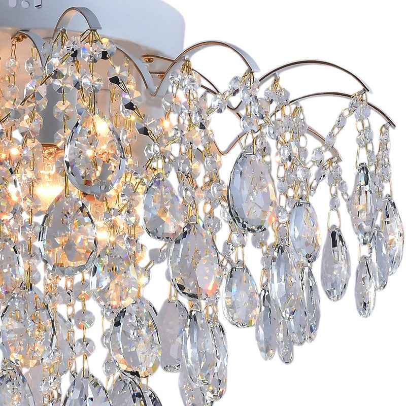 Потолочная люстра Reluce 04039-0.3-07 WH+GOLD PN Потолочная люстра Reluce 04039-0.3-07 WH+GOLD PN